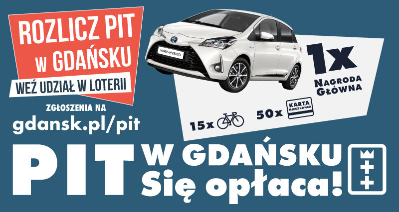 Banner "Rozlicz PIT w Gdańsku"